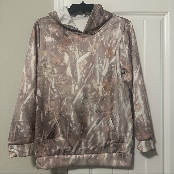 Sweaters - Camouflage Hoodie‎ Kangaroo Pocket Size Small Unisex Hunting Winter Pullover